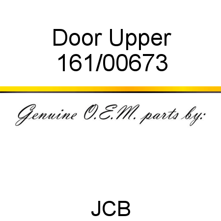 Door, Upper 161/00673