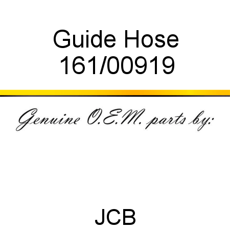 Guide Hose 161/00919