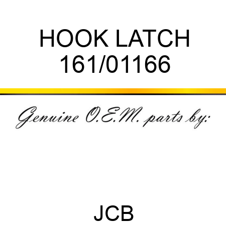 HOOK LATCH 161/01166