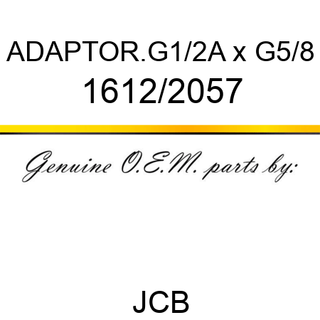 ADAPTOR.G1/2A x G5/8 1612/2057