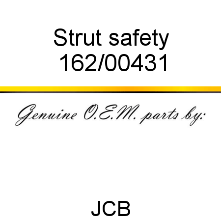 Strut, safety 162/00431