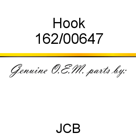 Hook 162/00647