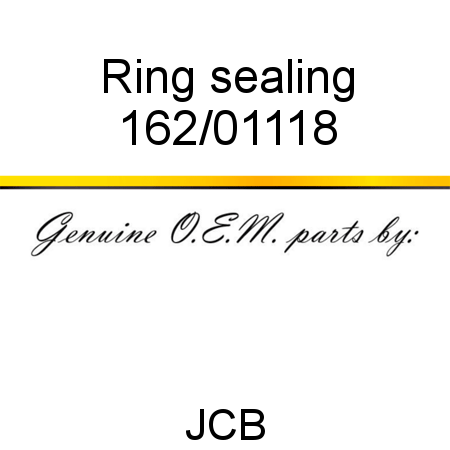 Ring, sealing 162/01118