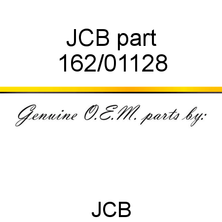 JCB part 162/01128