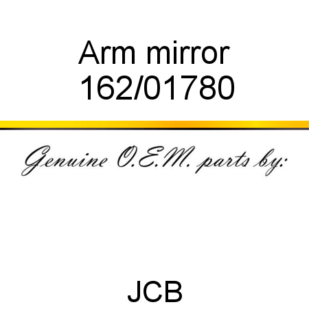 Arm, mirror 162/01780