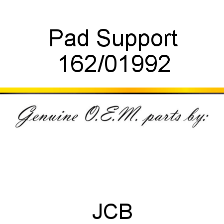 Pad, Support 162/01992