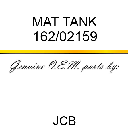 MAT TANK 162/02159