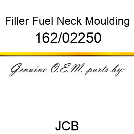 Filler, Fuel Neck, Moulding 162/02250