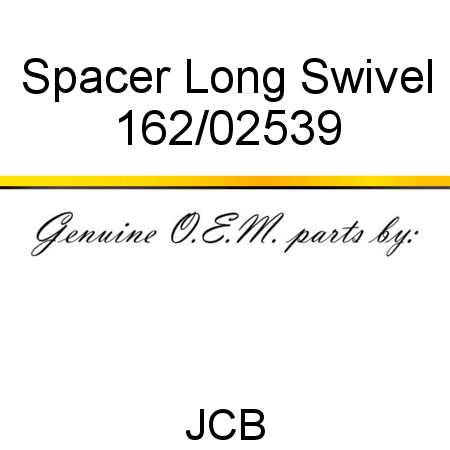 Spacer, Long Swivel 162/02539