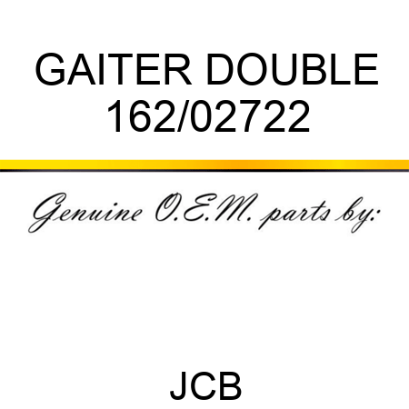 GAITER DOUBLE 162/02722