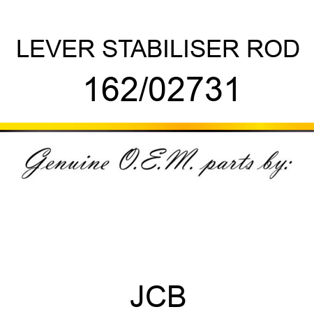 LEVER STABILISER ROD 162/02731