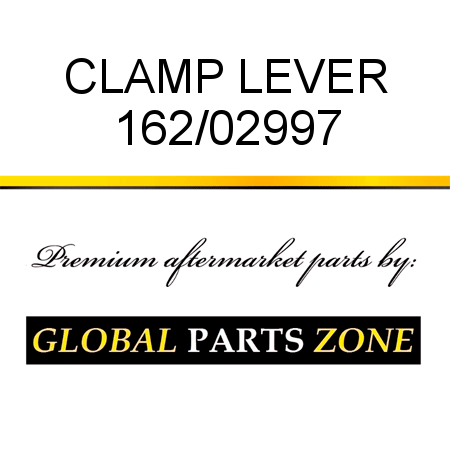 CLAMP LEVER 162/02997