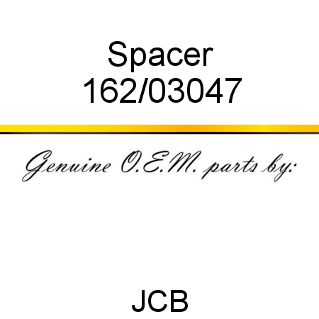 Spacer 162/03047