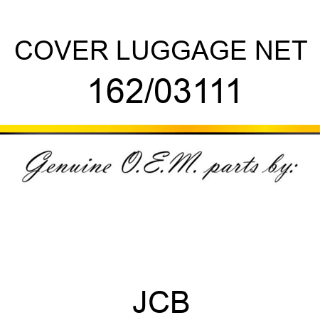 COVER LUGGAGE NET 162/03111