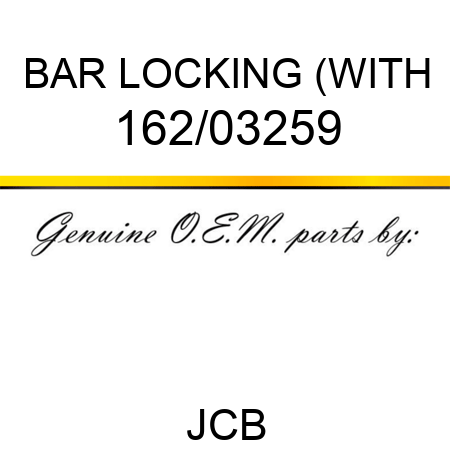 BAR LOCKING (WITH 162/03259