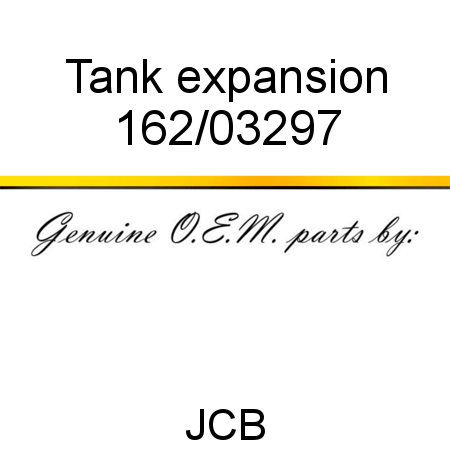Tank, expansion 162/03297