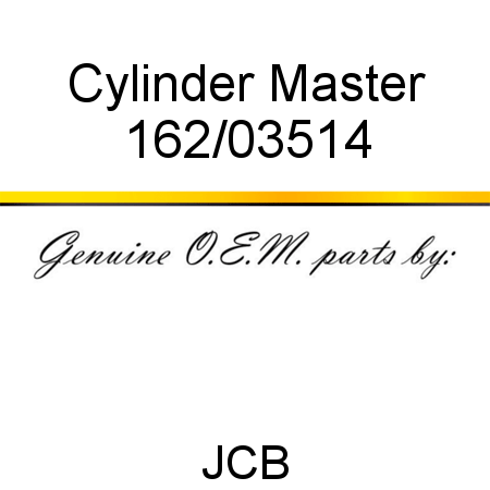 Cylinder, Master 162/03514