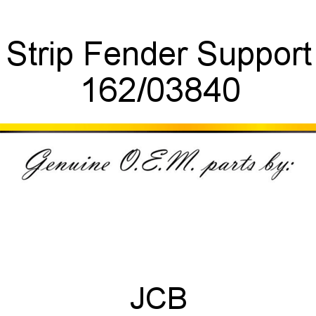 Strip, Fender Support 162/03840