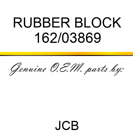 RUBBER BLOCK 162/03869