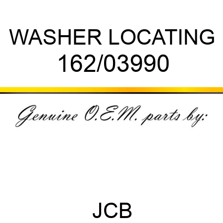 WASHER LOCATING 162/03990