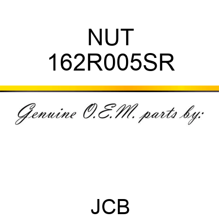 NUT 162R005SR