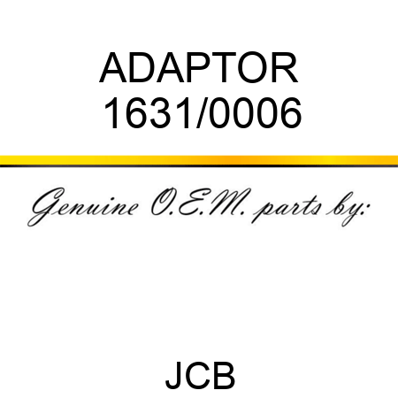 ADAPTOR 1631/0006