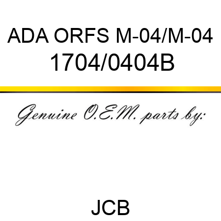 ADA ORFS M-04/M-04 1704/0404B