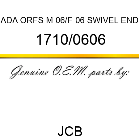 ADA ORFS M-06/F-06 SWIVEL END 1710/0606
