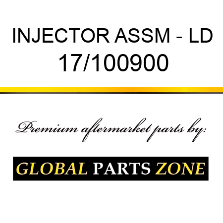 INJECTOR ASSM - LD 17/100900