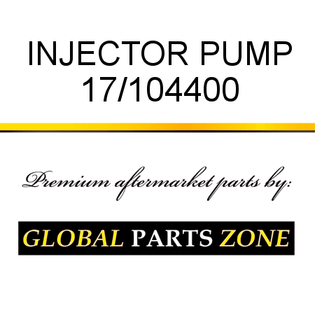 INJECTOR PUMP 17/104400