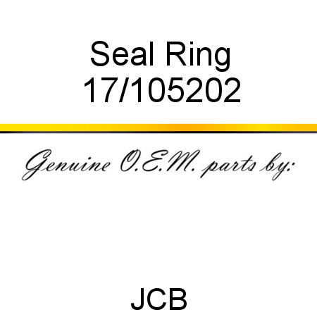 Seal, Ring 17/105202