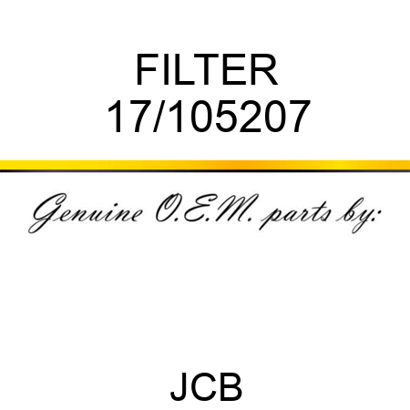 FILTER 17/105207