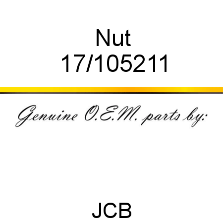Nut 17/105211