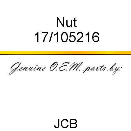 Nut 17/105216