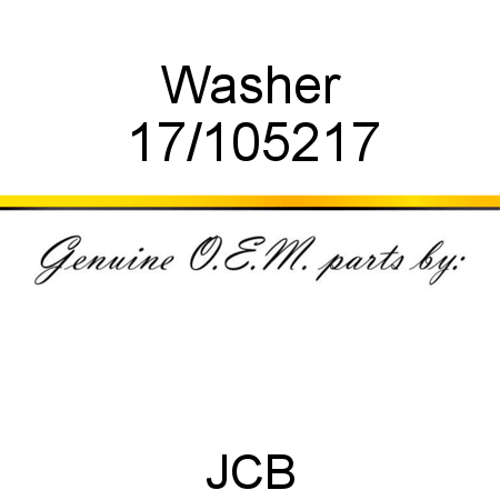 Washer 17/105217