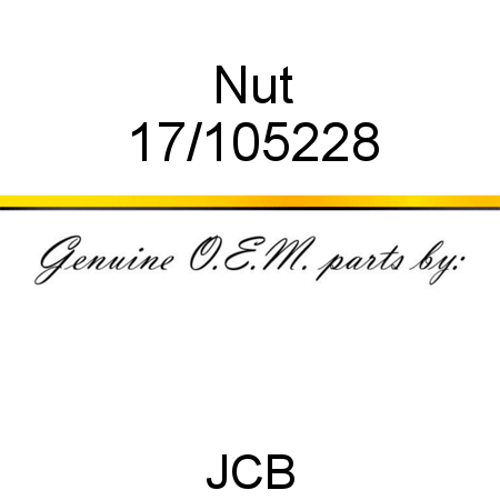 Nut 17/105228