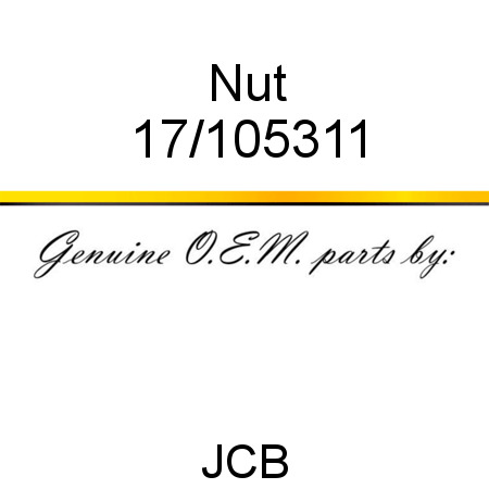 Nut 17/105311