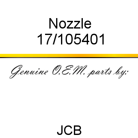 Nozzle 17/105401
