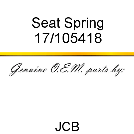 Seat, Spring 17/105418