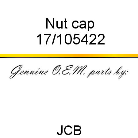 Nut, cap 17/105422