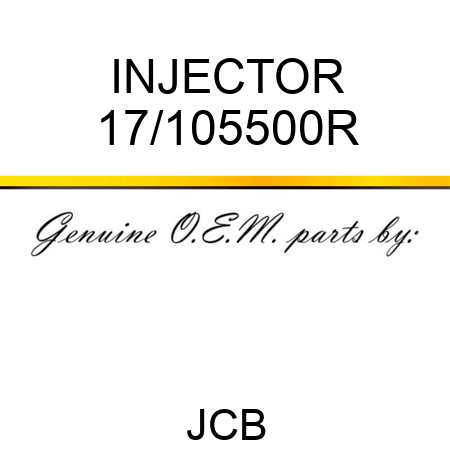 INJECTOR 17/105500R