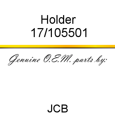 Holder 17/105501