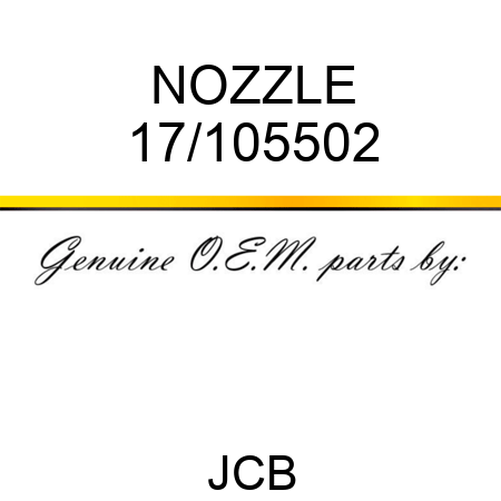 NOZZLE 17/105502