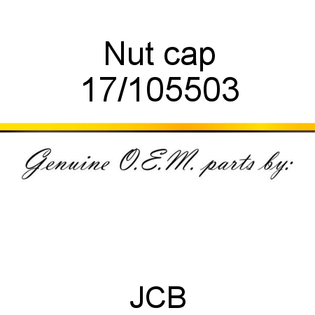Nut, cap 17/105503