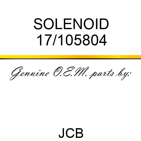 SOLENOID 17/105804