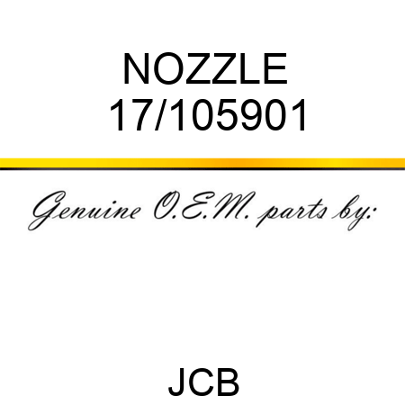 NOZZLE 17/105901