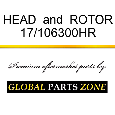 HEAD & ROTOR 17/106300HR