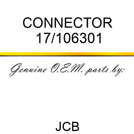 CONNECTOR 17/106301