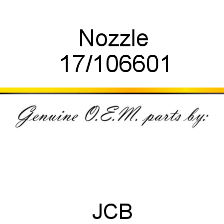 Nozzle 17/106601