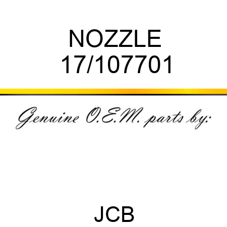 NOZZLE 17/107701